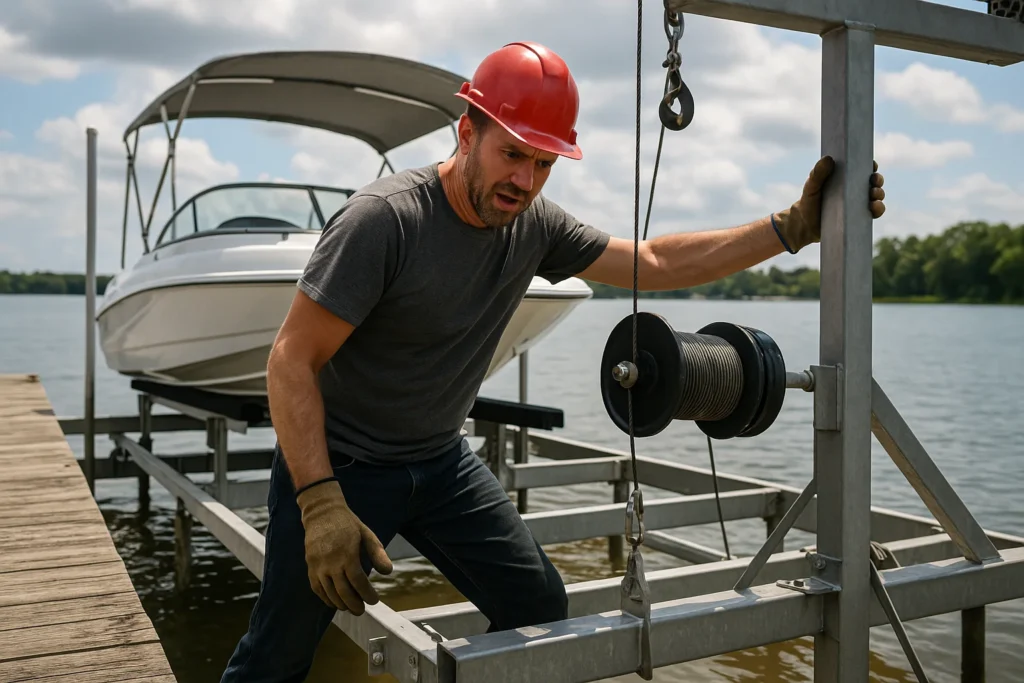 Why DIY Boat Lift Installation is Dangerous